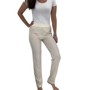 2/$30 FORTUNE Swimwear Pants Size S Cream Ivory Sheer Lace Pant Slim